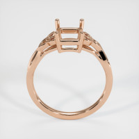 18K Rose Gold Celtic Ring Setting Image