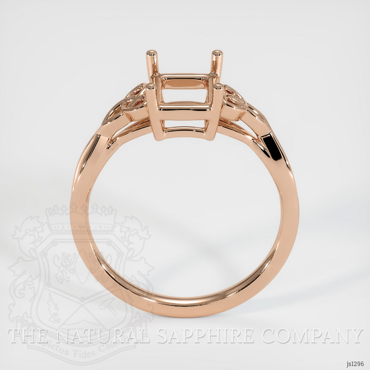 18K Rose Gold Celtic Ring Setting