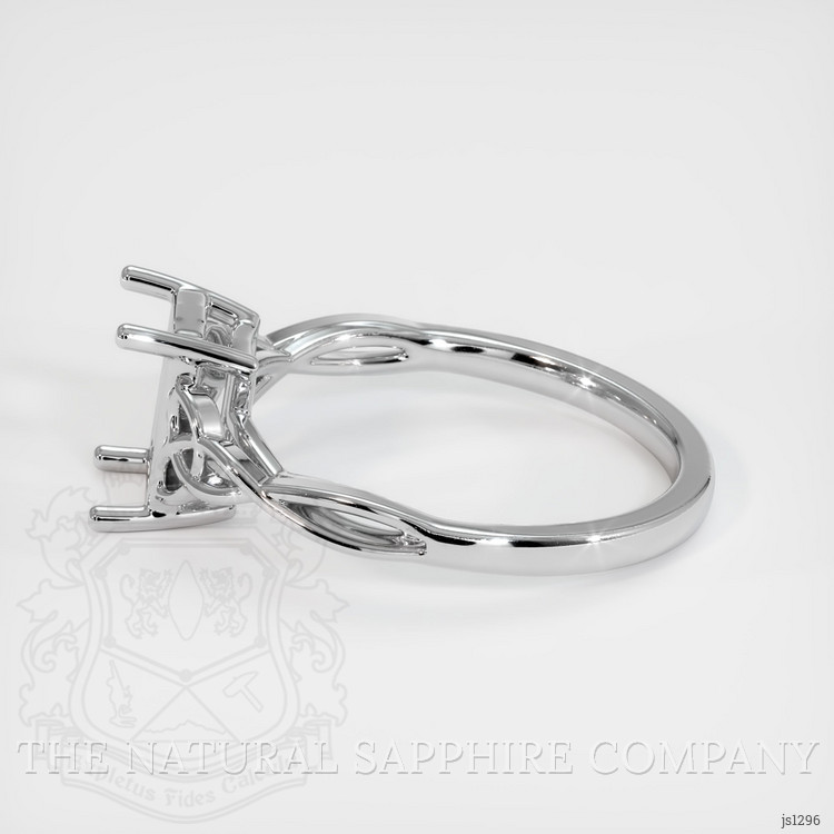 10K White Gold Celtic Ring Setting