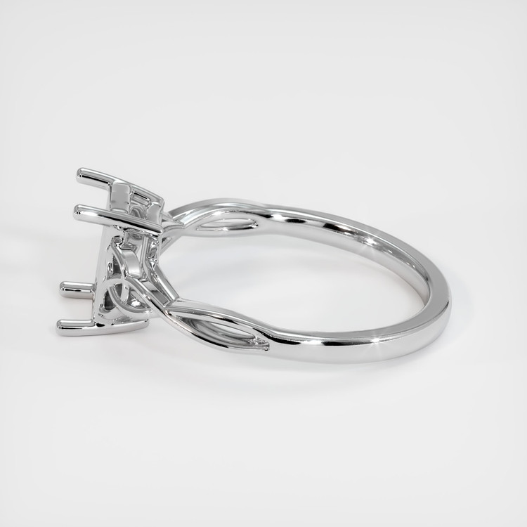14K White Gold Celtic Ring Setting