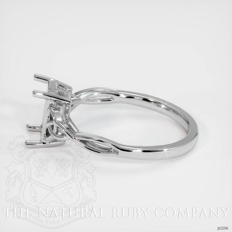 14K White Gold Celtic Ring Setting