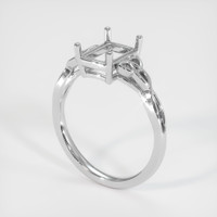 18K White Gold Celtic Ring Setting Video