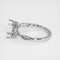 18K White Gold Celtic Ring Setting Image