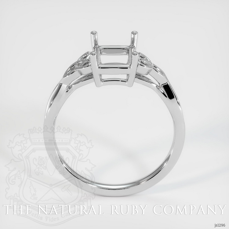 18K White Gold Celtic Ring Setting