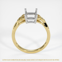 14K White & Yellow Celtic Ring Setting Image