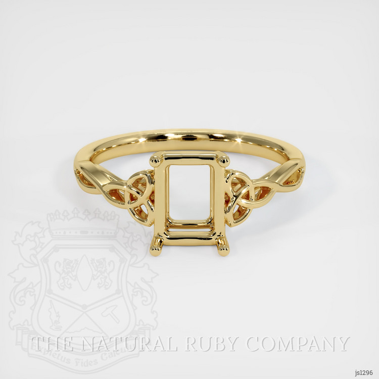 10K Yellow Gold Celtic Ring Setting
