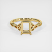 14K Yellow Gold Celtic Ring Setting Image
