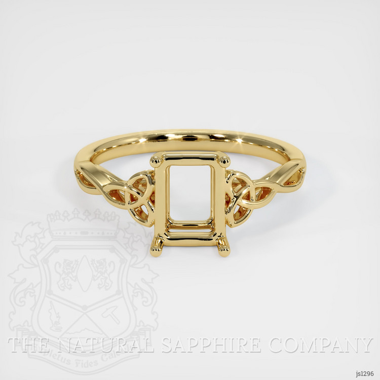 14K Yellow Gold Celtic Ring Setting