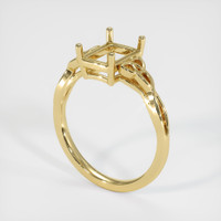 18K Yellow Gold Celtic Ring Setting Video