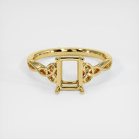 18K Yellow Gold Celtic Ring Setting Image