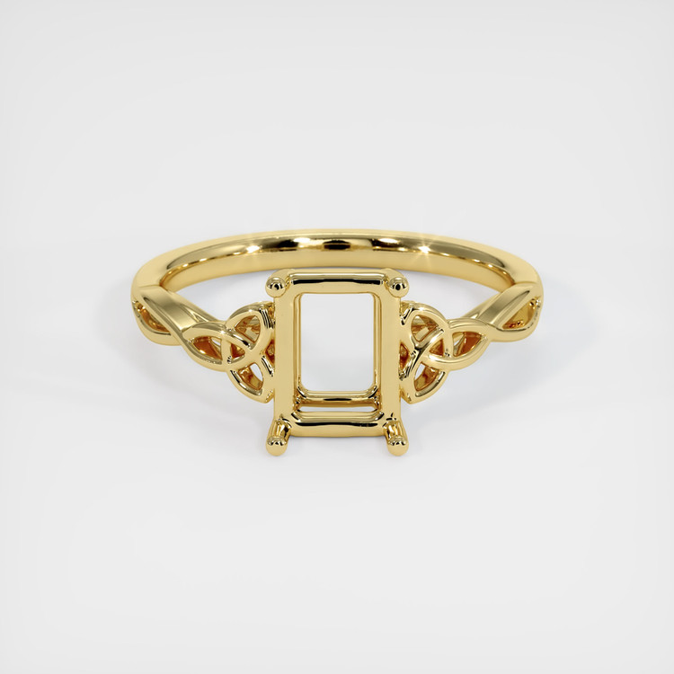 18K Yellow Gold Celtic Ring Setting