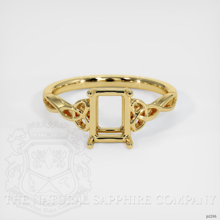 18K Yellow Gold Celtic Ring Setting