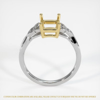 18K Yellow & White Celtic Ring Setting Image