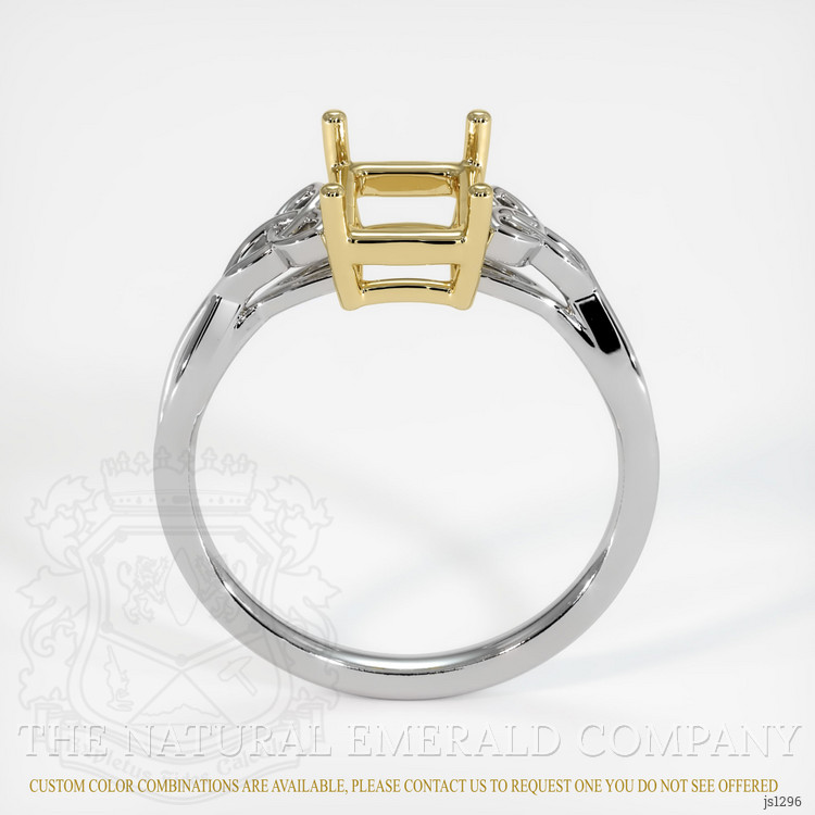 18K Yellow & White Celtic Ring Setting
