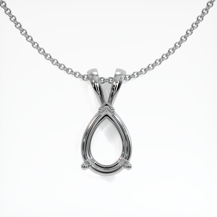 Platinum 950 Solitaire Pendant Setting