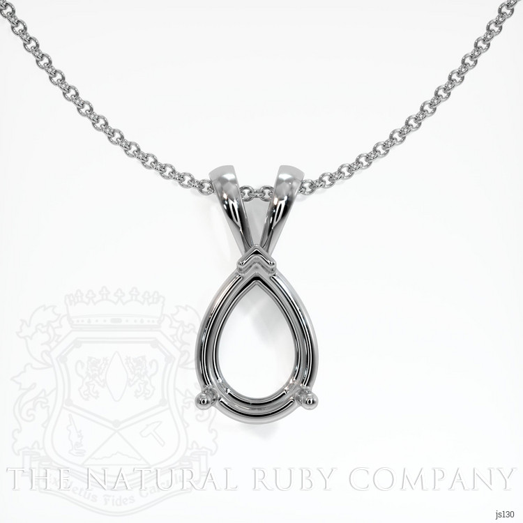 Platinum 950 Solitaire Pendant Setting
