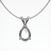 10K White Gold Solitaire Pendant Setting Video