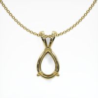 14K Yellow Gold Solitaire Pendant Setting Video
