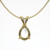 18K Yellow Gold Solitaire Pendant Setting Video