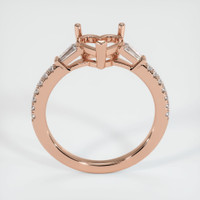 14K Rose Gold Pave Ring Setting Image