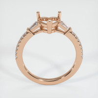 18K Rose Gold Pave Ring Setting Image