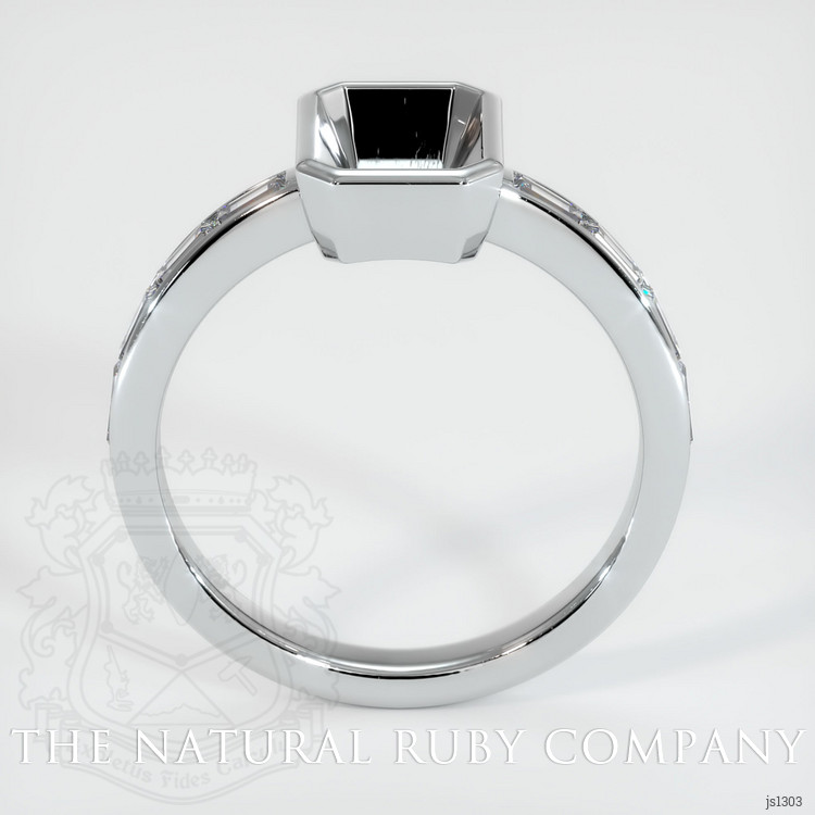 Platinum 950 Accent Stones Ring Setting