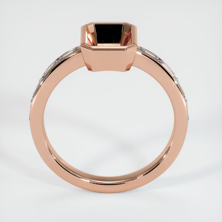 14K Rose Gold Accent Stones Ring Setting