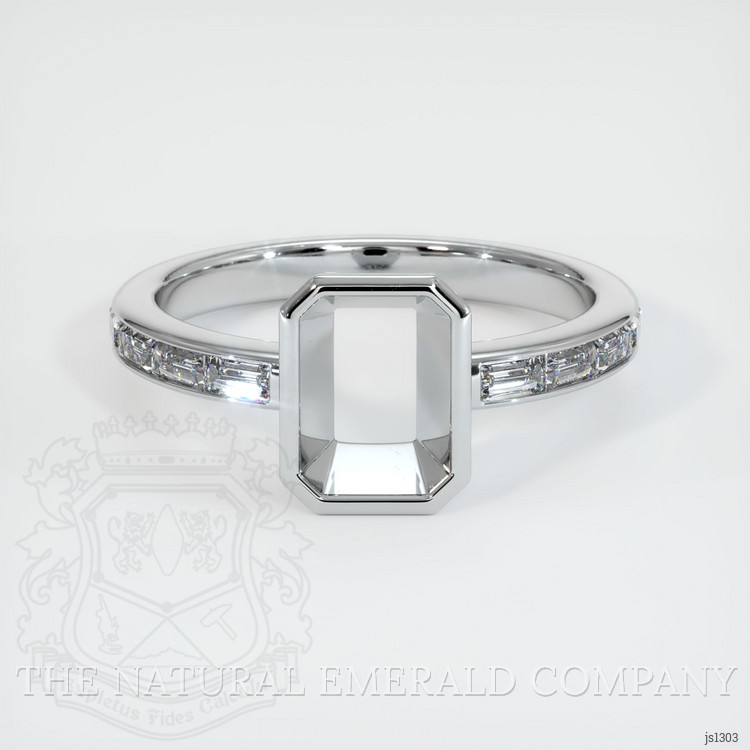 Silver Accent Stones Ring Setting