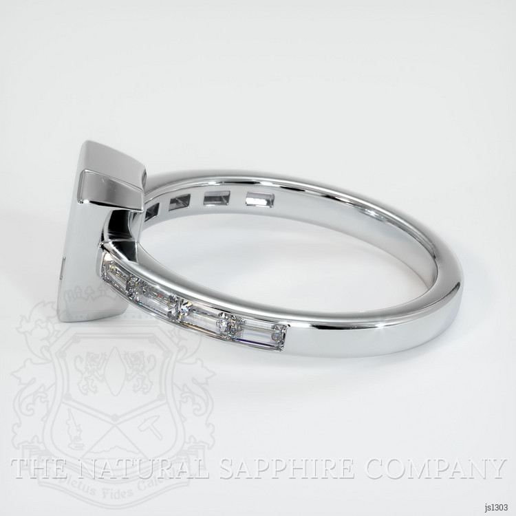 18K White Gold Accent Stones Ring Setting