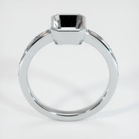 18K White Gold Accent Stones Ring Setting Image