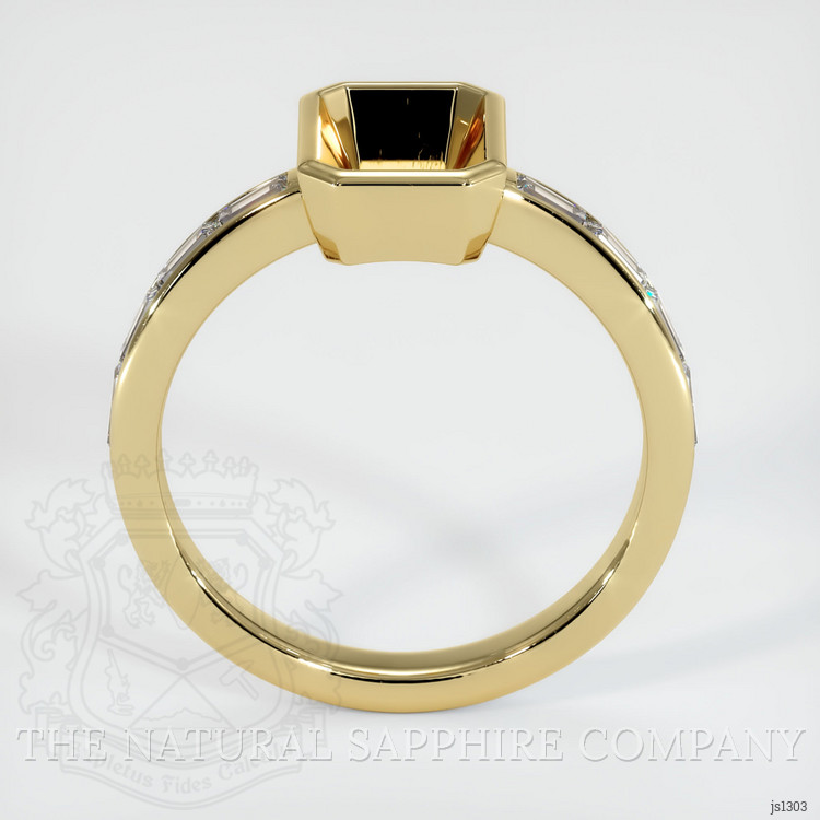 14K Yellow Gold Accent Stones Ring Setting