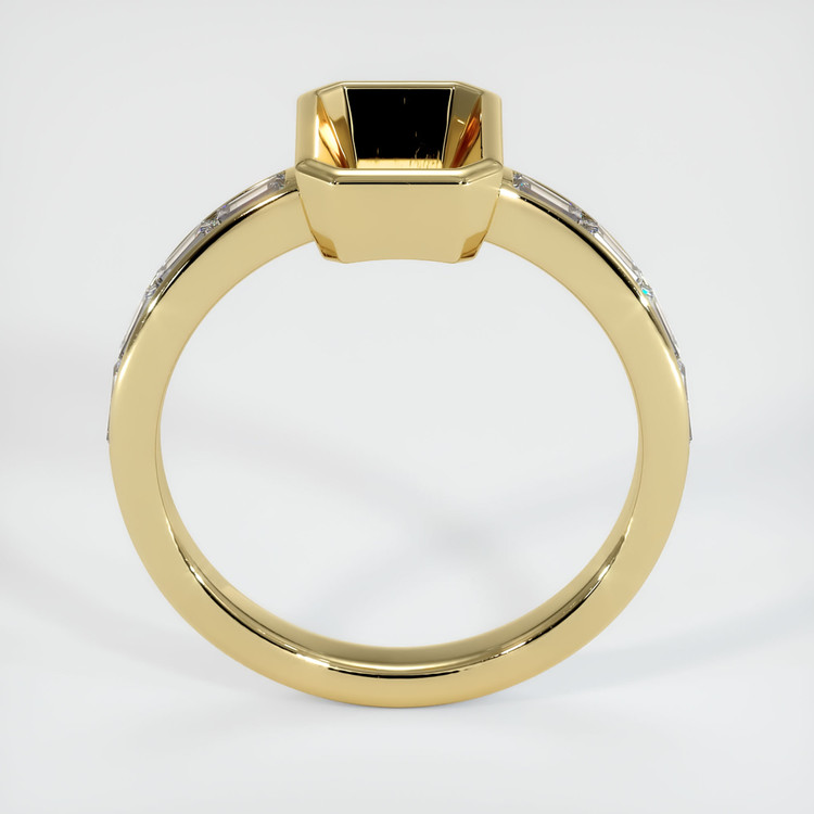 14K Yellow Gold Accent Stones Ring Setting