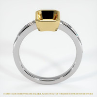 18K Yellow & White Accent Stones Ring Setting Image