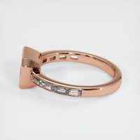 14K Rose Gold Accent Stones Ring Setting Image