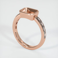 18K Rose Gold Accent Stones Ring Setting Video