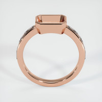 18K Rose Gold Accent Stones Ring Setting Image