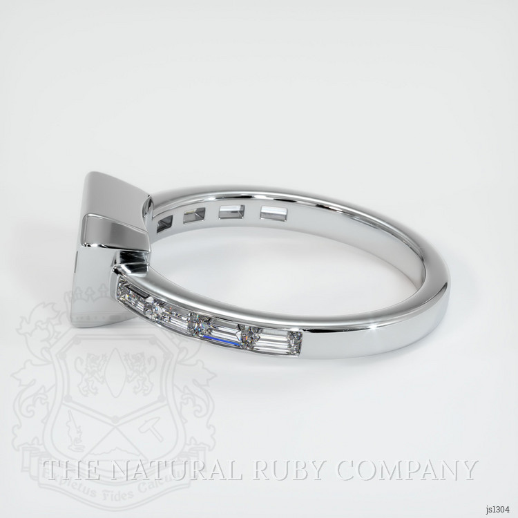 10K White Gold Accent Stones Ring Setting