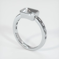 14K White Gold Accent Stones Ring Setting Video