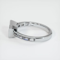 14K White Gold Accent Stones Ring Setting Image