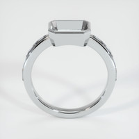 14K White Gold Accent Stones Ring Setting Image