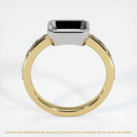 14K White & Yellow Accent Stones Ring Setting Image