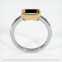 18K Yellow & White Accent Stones Ring Setting Image