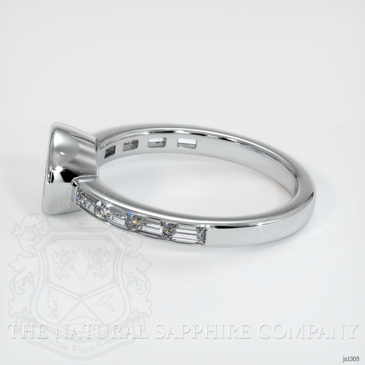 Platinum 950 Accent Stones Ring Setting