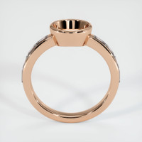18K Rose Gold Accent Stones Ring Setting Image
