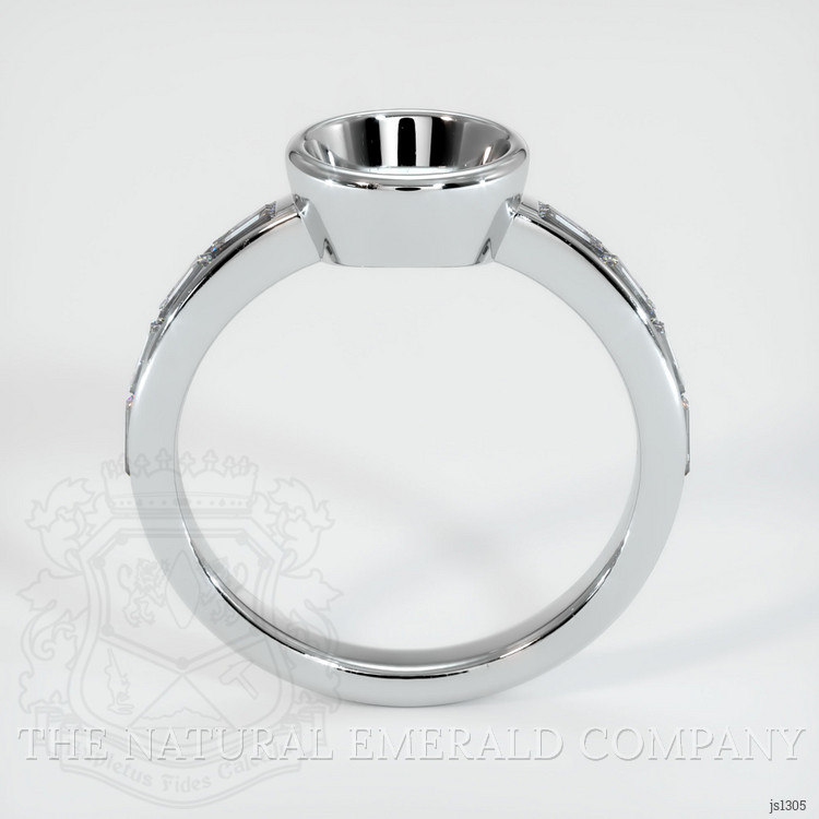 Silver Accent Stones Ring Setting