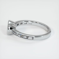 18K White Gold Accent Stones Ring Setting Image