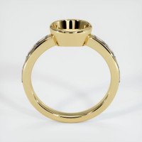 10K Yellow Gold Accent Stones Ring Setting Image