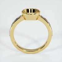 18K Yellow Gold Accent Stones Ring Setting Image