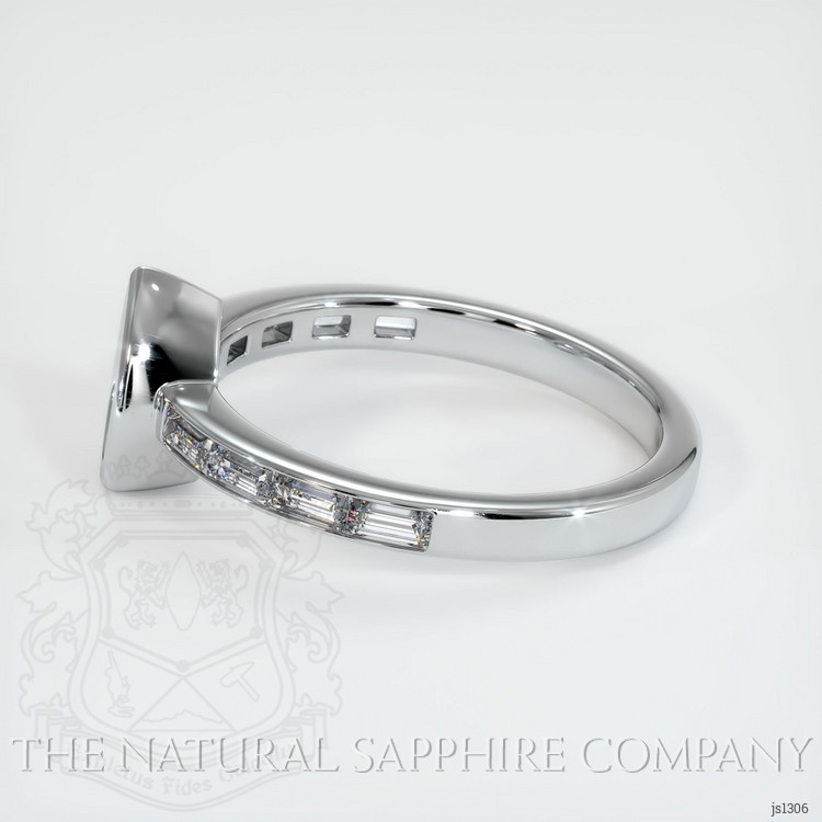 Platinum 950 Accent Stones Ring Setting