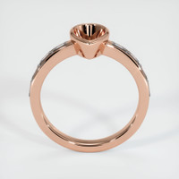 14K Rose Gold Accent Stones Ring Setting Image